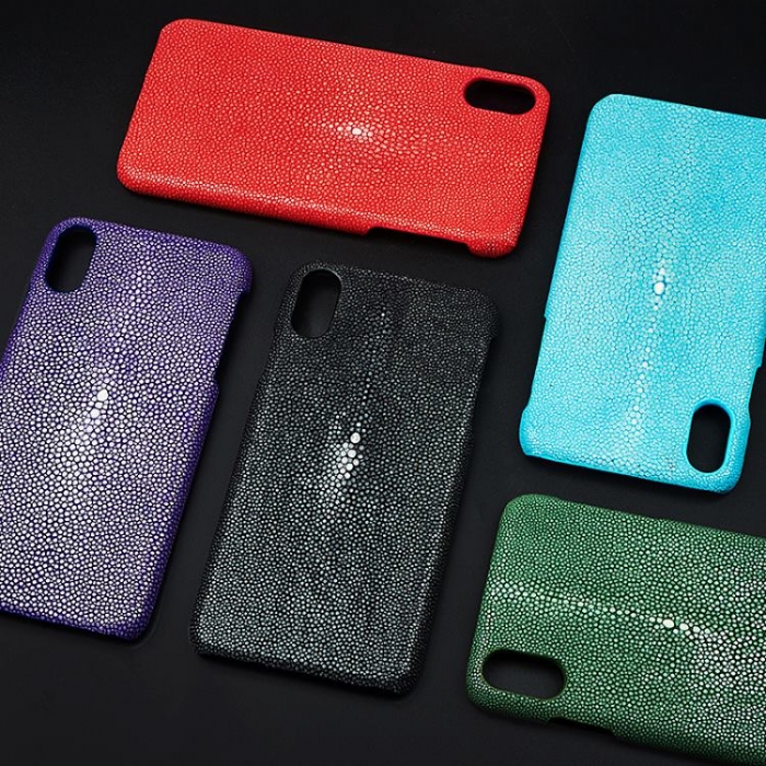 Stingray Leather Cases for iPhone Xs, Xs Max