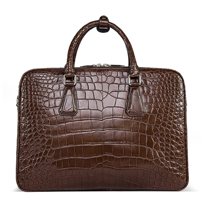 Crocodile Briefcase, Alligator Briefcase OURRUO