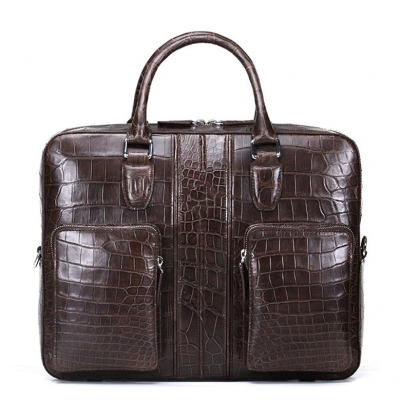 Alligator Leather Business Travel Briefcase