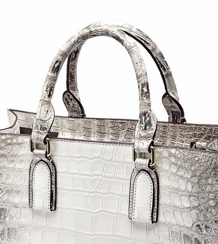 Alligator Skin Tote Shoulder Handbag Travel Bag for Women-Top Handle