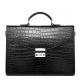 Mens Genuine Alligator Briefcase, Luxury Alligator Business Bag