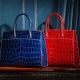 alligator leather handbags-OURRUO