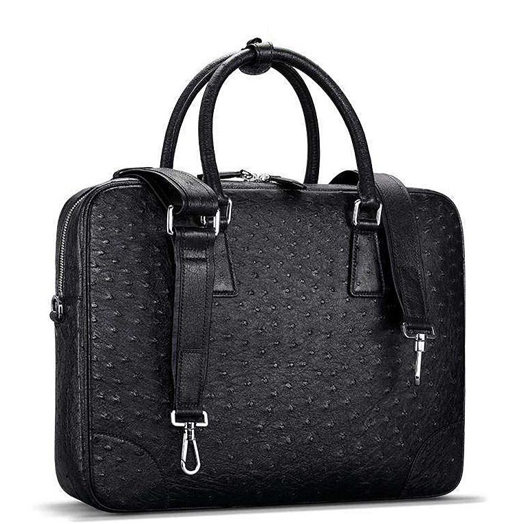 Ostrich Leather Briefcase