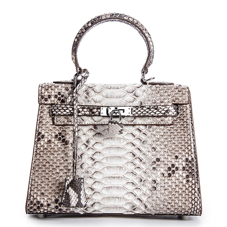 Womens Multicolor Snakeskin Handbag Python Bag Snake Skin 