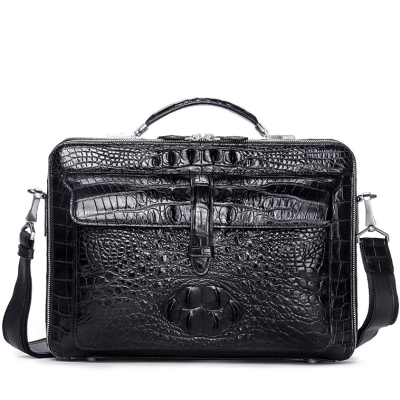 Crocodile Messenger Bag Laptop Briefcase Satchel Shoulder Bag