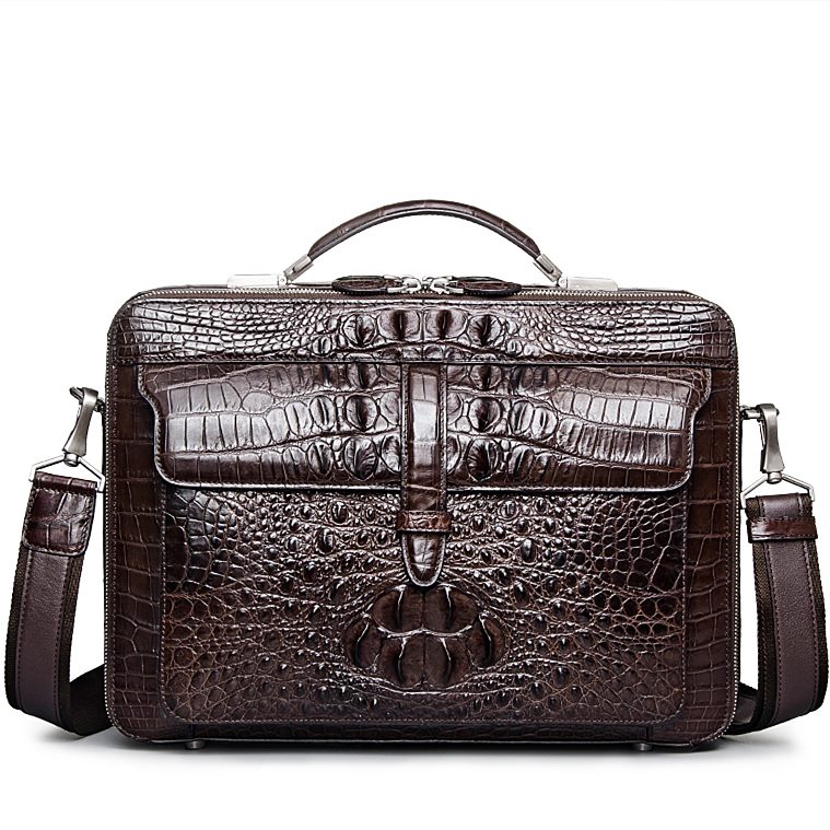 Crocodile Messenger Bag Laptop 