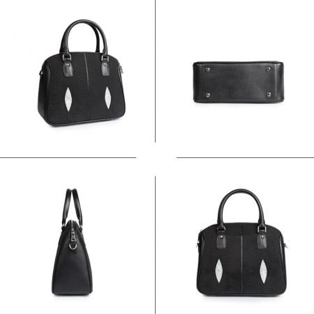 Stingray Leather Top-handle Tote Bag Crossbody Shoulder Bag