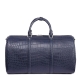 Alligator Duffle Bag Weekender Travel Bag-Blue