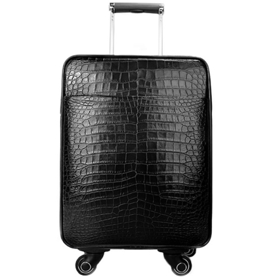 Alligator Luggage Alligator Suitcase with Spinner Wheels