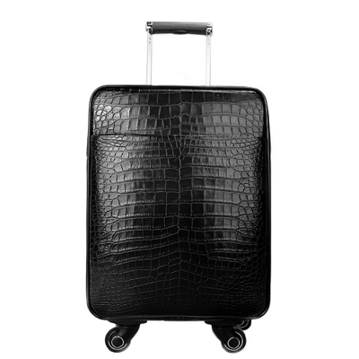 Classic Alligator Luggage Alligator Suitcase with Spinner Wheels