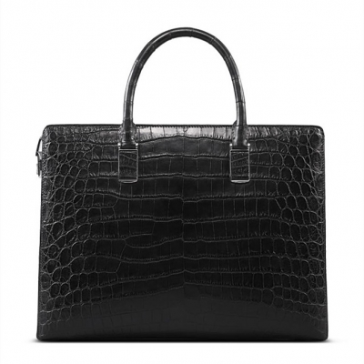 Formal Alligator Leather Briefcase Laptop Business Bag for Men