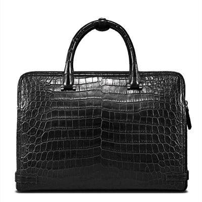 Alligator Crossbody Laptop Business Bag