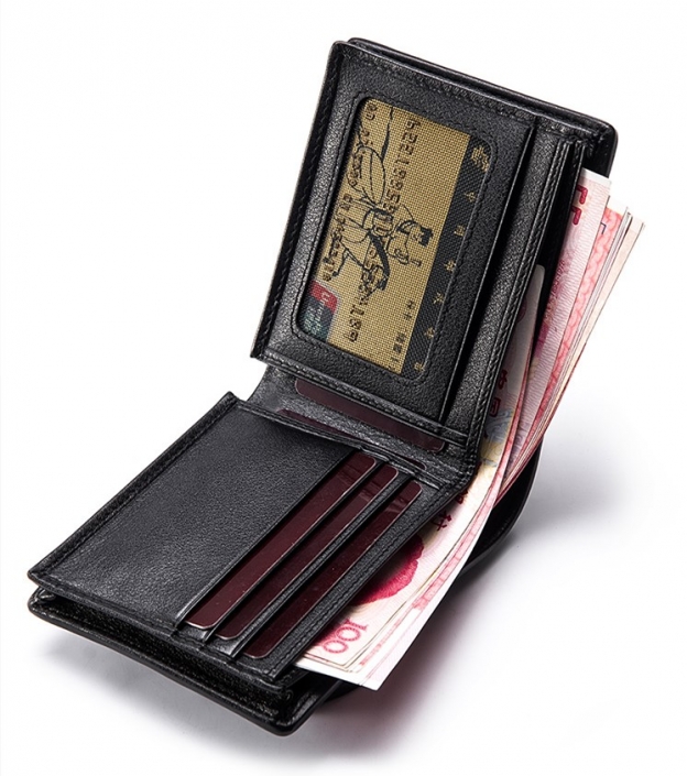 Men's Genuine Exotic Animal Skin Ferrini Hornback Crocodile Card Holder by Ferrini USA main image 1