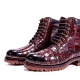 OURRUO alligator leather boots for men