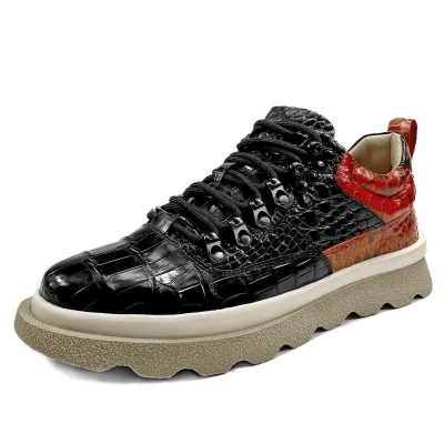 Premium Alligator Leather Walking Shoes