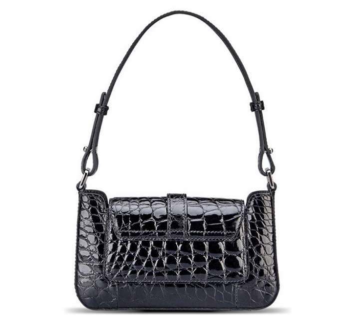 Alligator Leather Clutch Purses Small Shoulder Bags for Women