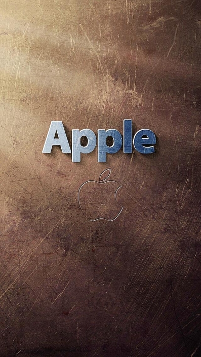 Apple Logo Art iPhone Wallpaper