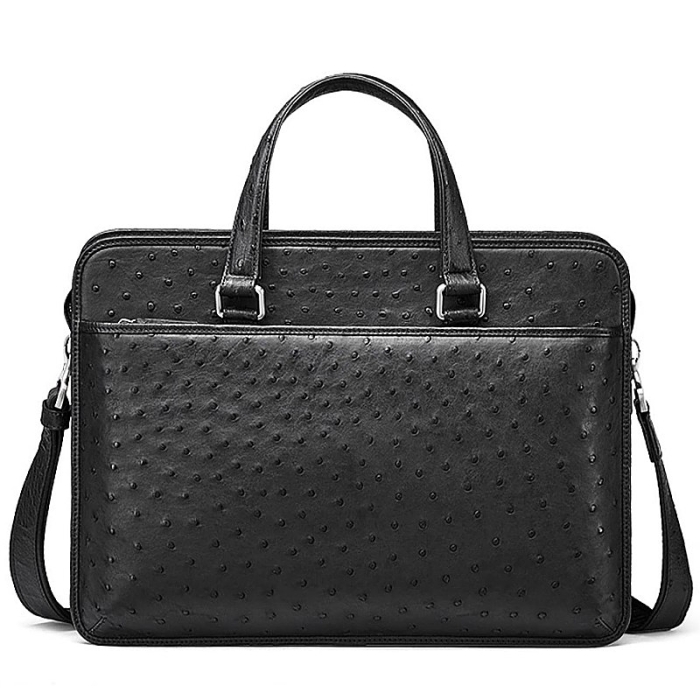 Ostrich Messenger Bag Laptop Bag for Men