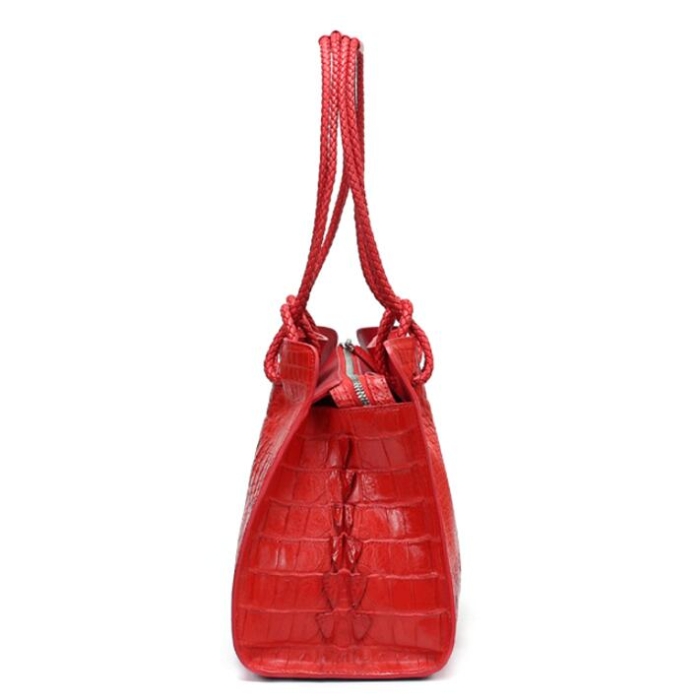 Stylish Crocodile Handbags Shopping Bags-Side