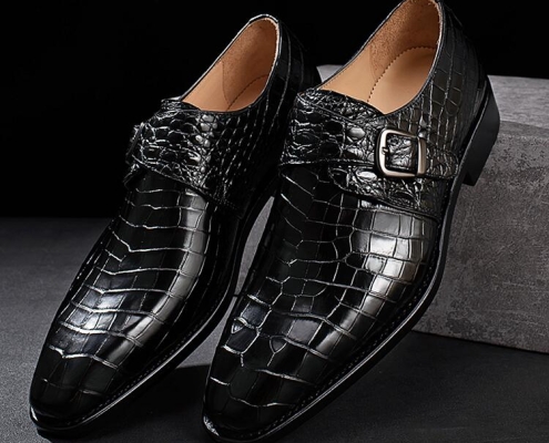 alligator leather shoes-1