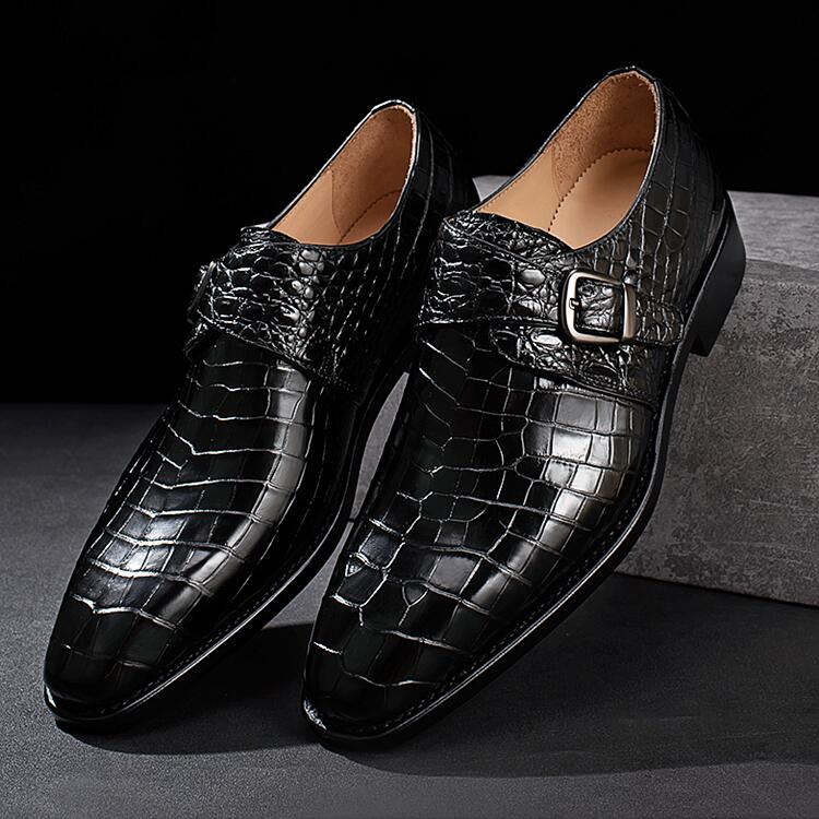 alligator leather shoes-1