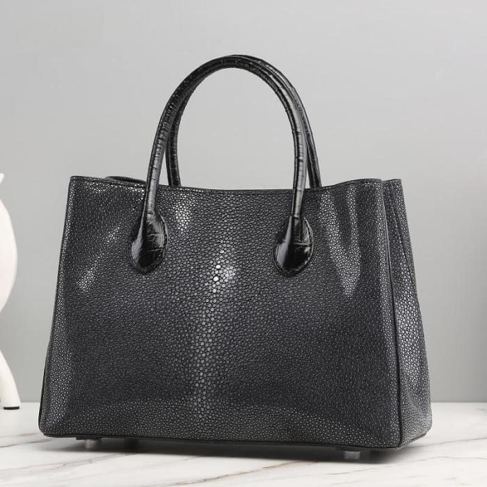 Stingray Tote Handbags Shoulder Bags for Women-Black