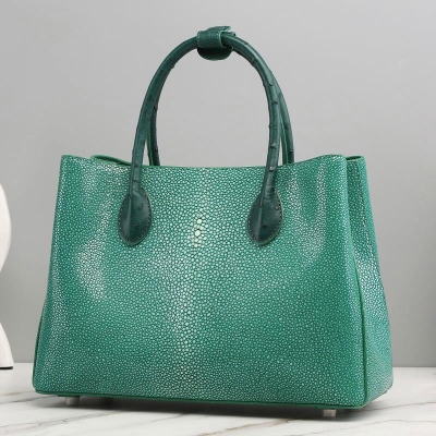 Stingray Tote Handbags Shoulder Bags for Women-Green