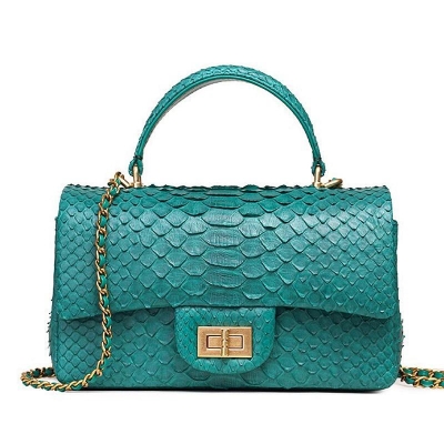 Snakeskin Shoulder Handbags Snakeskin Satchel Purses